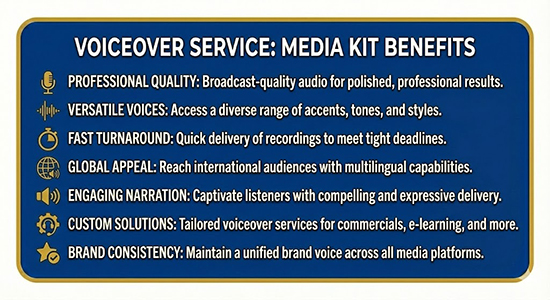 benefits voiceover
